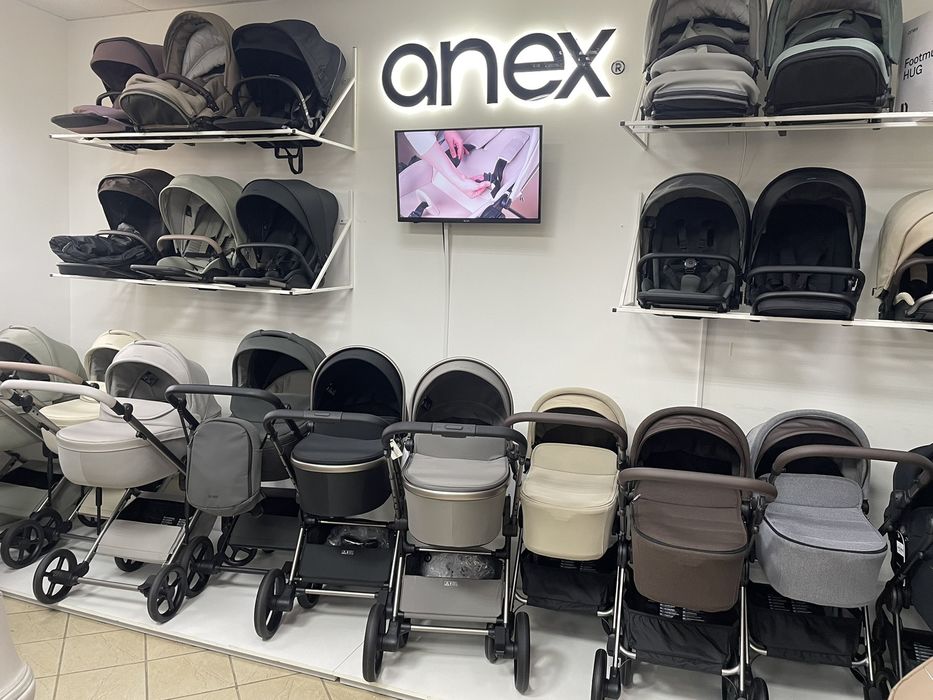 Нові коляски ANEX . Великий вибір!!! Магазин Кіндер Івана Мазепи 12/8