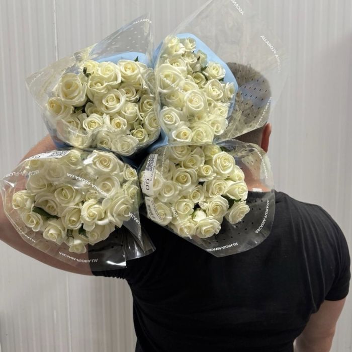 Букеты цветов под заказ | Розы | Свежие цветы | Предзаказ 3–4 дня