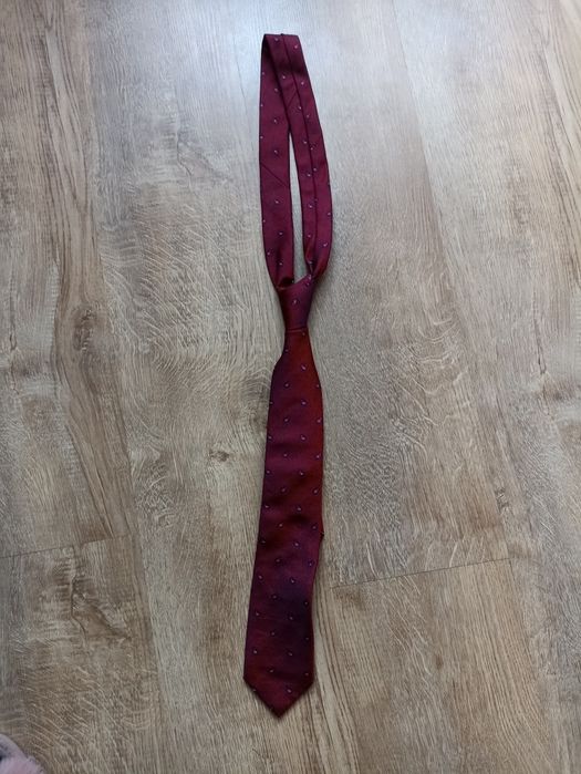 Krawat męski czerwony