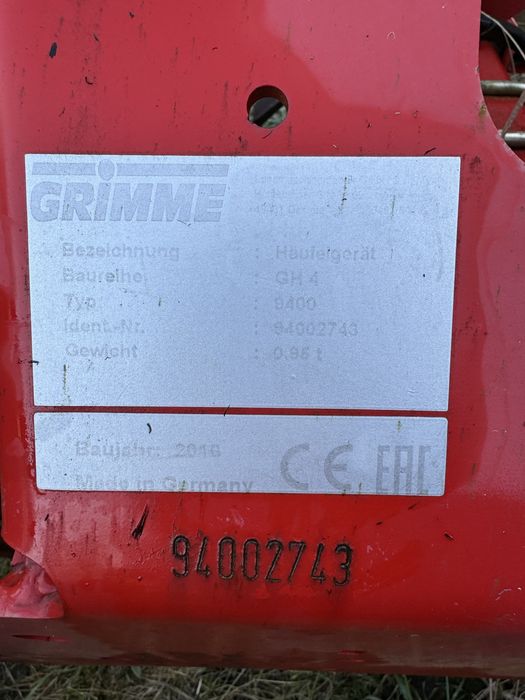 Obsypnik Grimme GH4