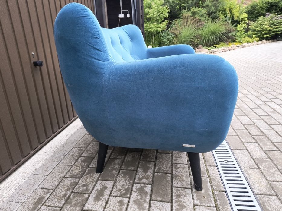 Meble bydgoskie sofa dwuosobowa George turkus