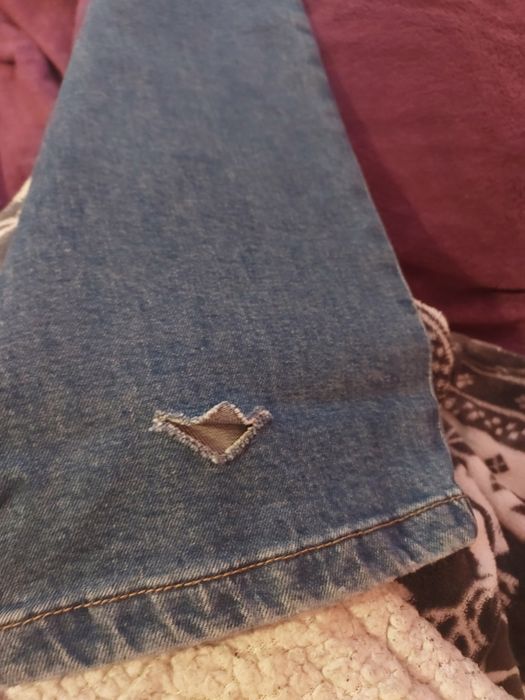 Spodnie jeans granatowe