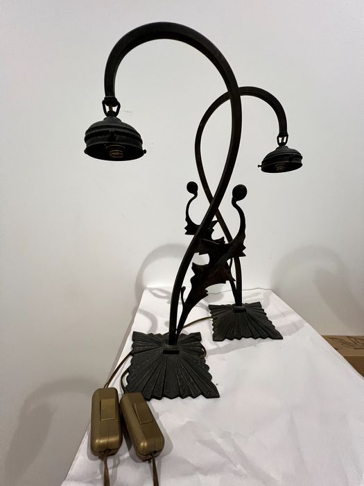 Candeeiros em metal sem globo vintage