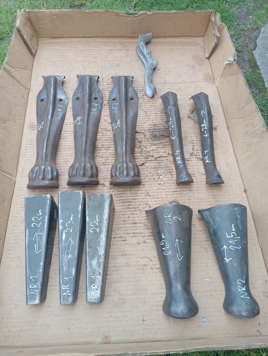 Nogi do  starych mebli  8 sztuk