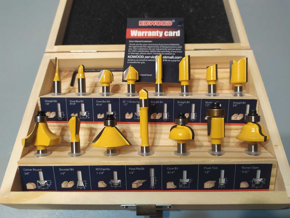 Кромочний фрезер DeWALT DCW600B та аксесуари до нього