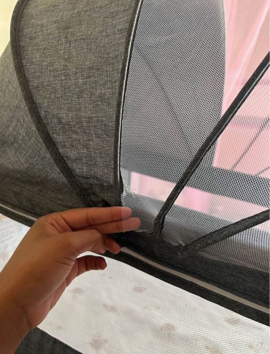 Caminha de bebe pouco usada bebe dormia mais comigo que no bercinho