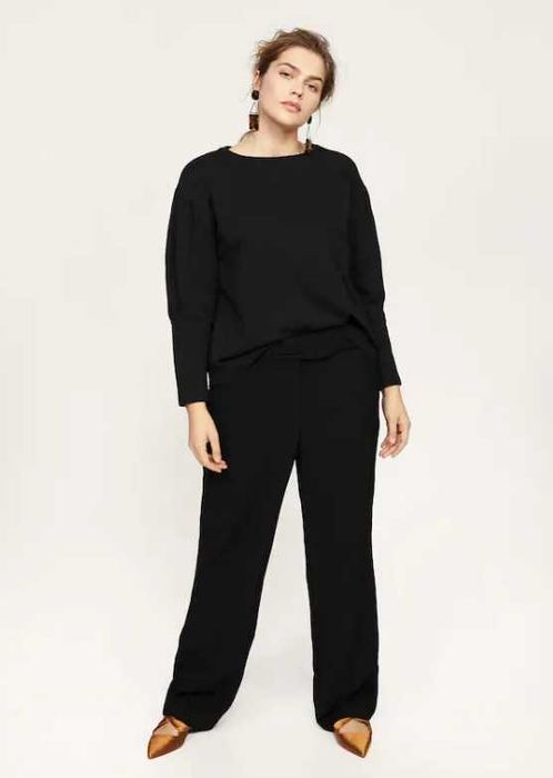 Женский джемпер Mango 2xl 3xl 54 56 толстовка свитер кофта реглан