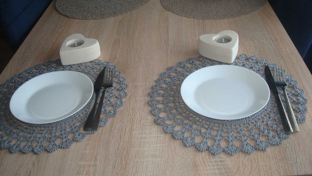Podkładki, serwetki pod talerz handmade