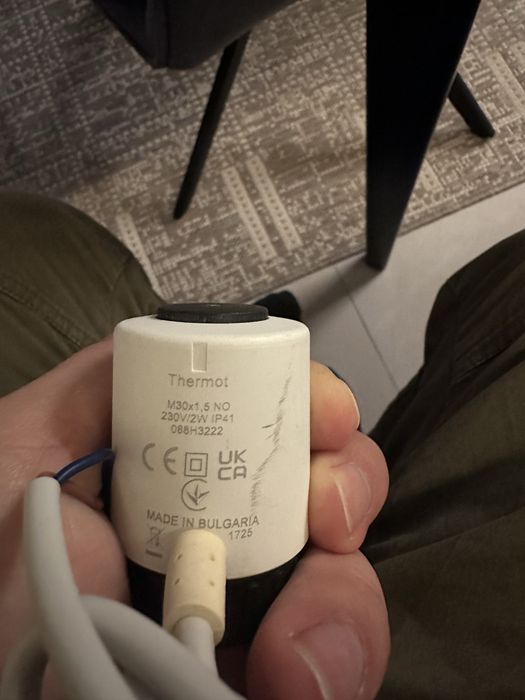 Danfoss сервоприводи  088h3222 данфос для теплої підлоги