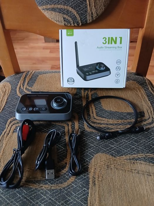 Audio Streaming Box, wszechstronny adapter audio Bluetooth nowy