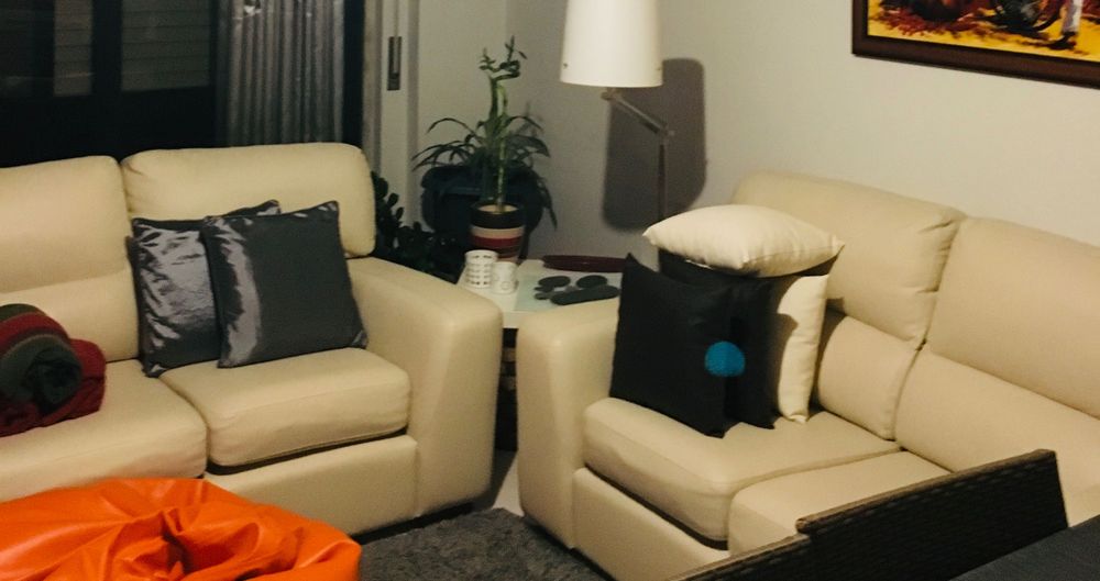 2 sofás de 2 lugares