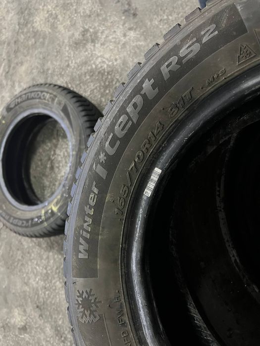 Автошини зимові HANKOOK 165/70/14 (2шт) Резина,Колеса,Гума,Скати,Шини