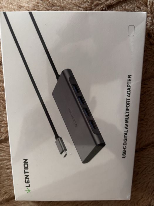 LENTION USB-C Digital AV Multiport Adapter C36b Space Gray