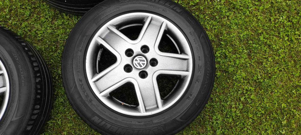 Alufelgi RIAL 16" 5x112 ET42 + opony Michelin 215/60 R16, sharan, używane