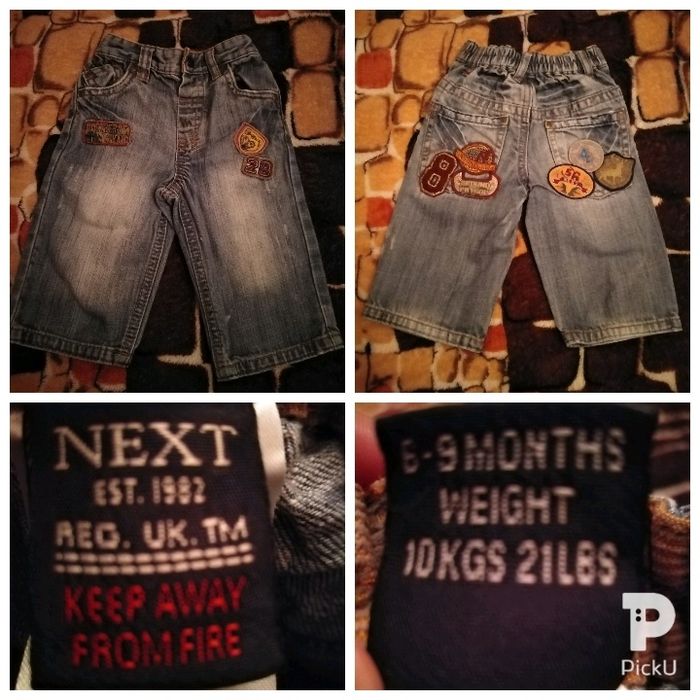 Штаны Штанишки Джинсы на маленького мальчика 6 - 9  12 - 18 мес