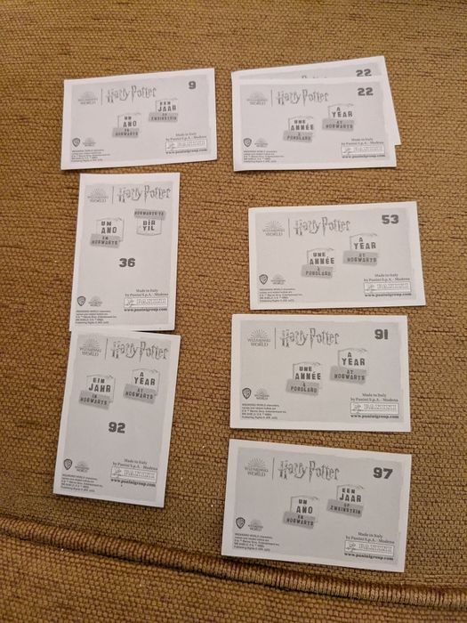 Cromos Harry Potter Um ano em Hogwarts