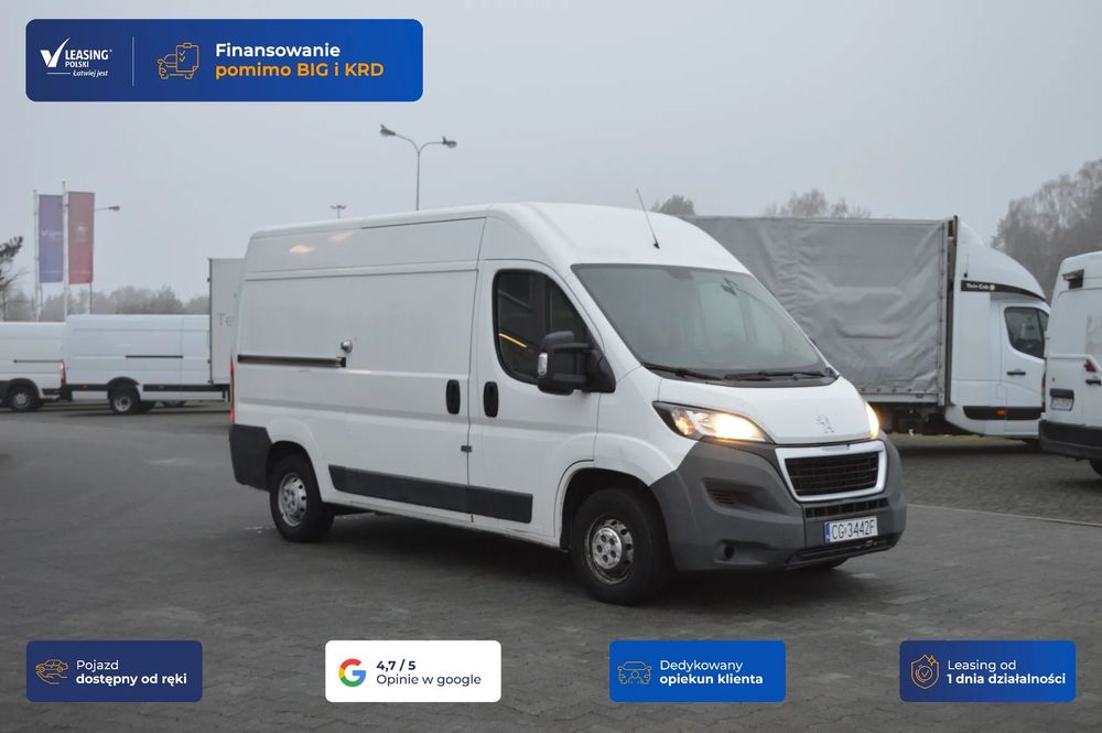 Peugeot boxer  [14580] Boxer furgon L3H2,  2.2 D. 140 KM, kamera cofania, FV 23% VAT