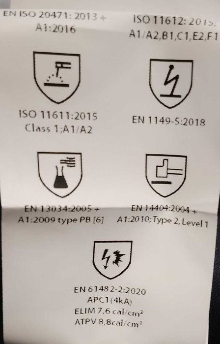 Комбинезон рабочий огнестойкий Elis