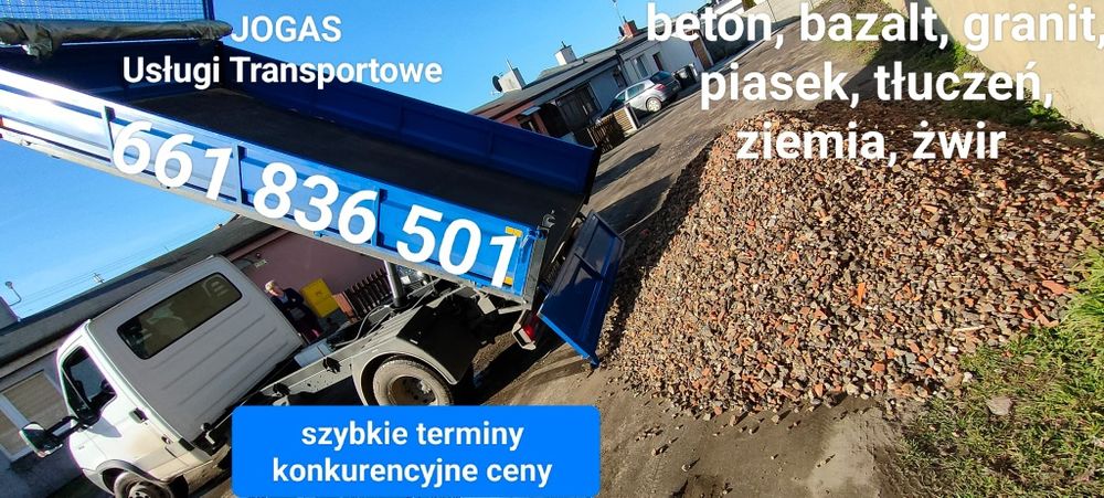 Beton, suchy beton, transport Poznań i okolice