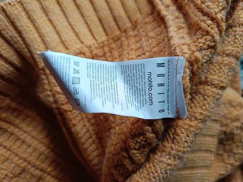 Musztardowy Mohito sweter damski rozmiar XL