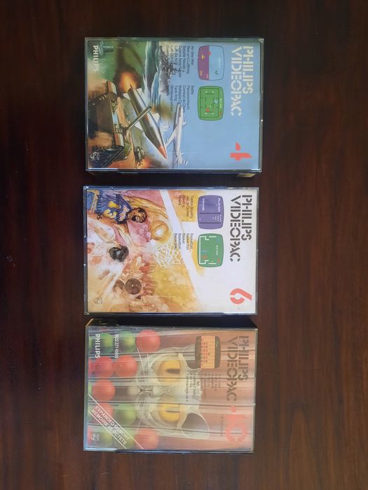 Lote jogos videopac Philips