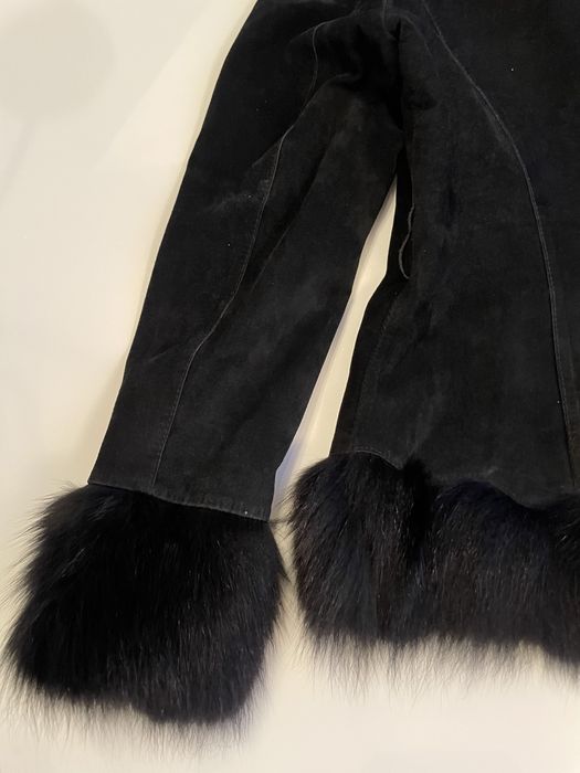 Płaszczyk skórzany z lisem, AGGI