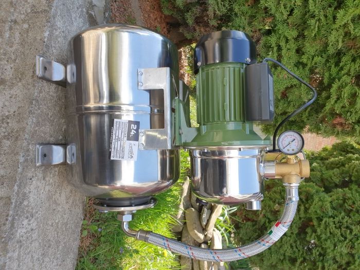 Насосная Станция 1,5 kW Гидрофор Нержавейка (ТІЛЬКИ ДОСТАВКА ПОШТОЮ)