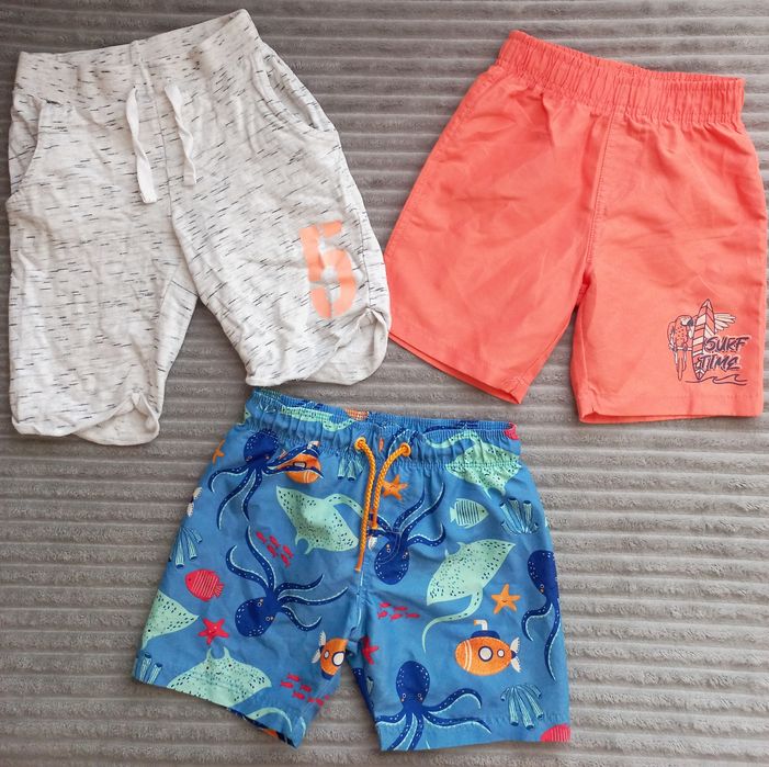 Krótkie spodenki chłopięce r. 110