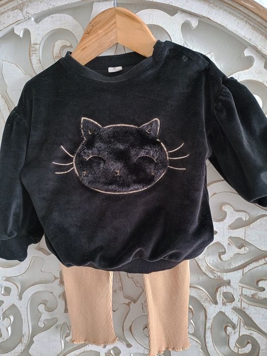 Komplet bluza i legginsy rozmiar 86