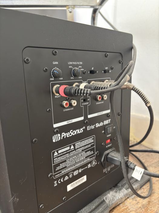 Genelec 1029A + Subwoofer presonus 8BT