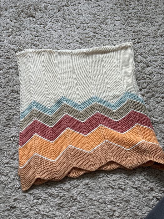 Bawelniany kocyk dla niemowlaka 100% bawełna