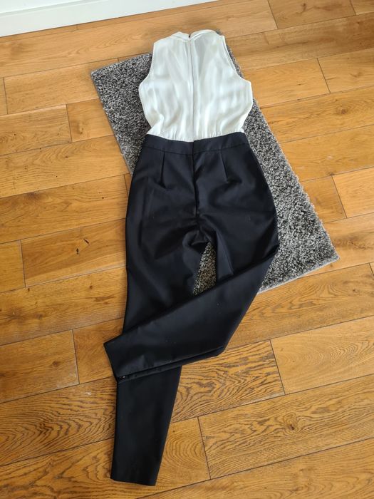 Mango S 26 elegancki kombinezon cygaretki na wesele komunię