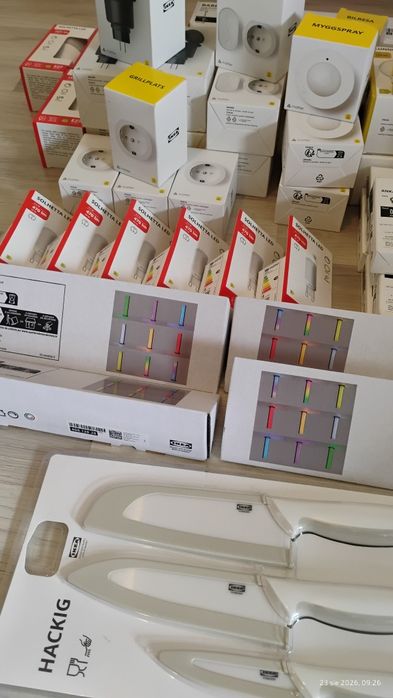 Przełączniki Wtyczki Żarówki IKEA Zestaw Mega