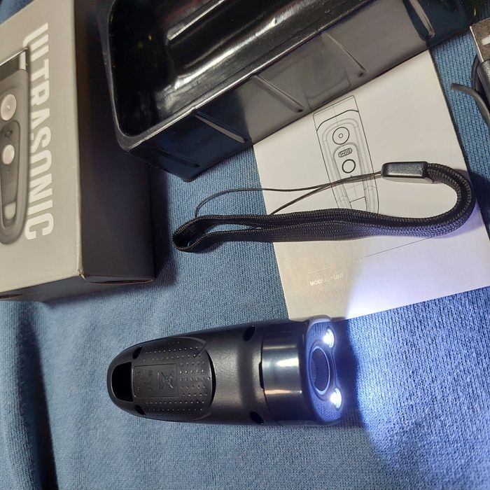 Ultrasonic PU-60 Black Отпугиватель собак - ультразвуковий відлякувач тварин