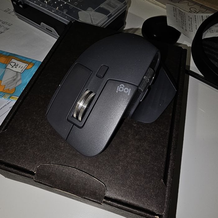 Novo - Rato LOGITECH MX Master 3S (Bluetooth - 8000 dpi - Cinzento)