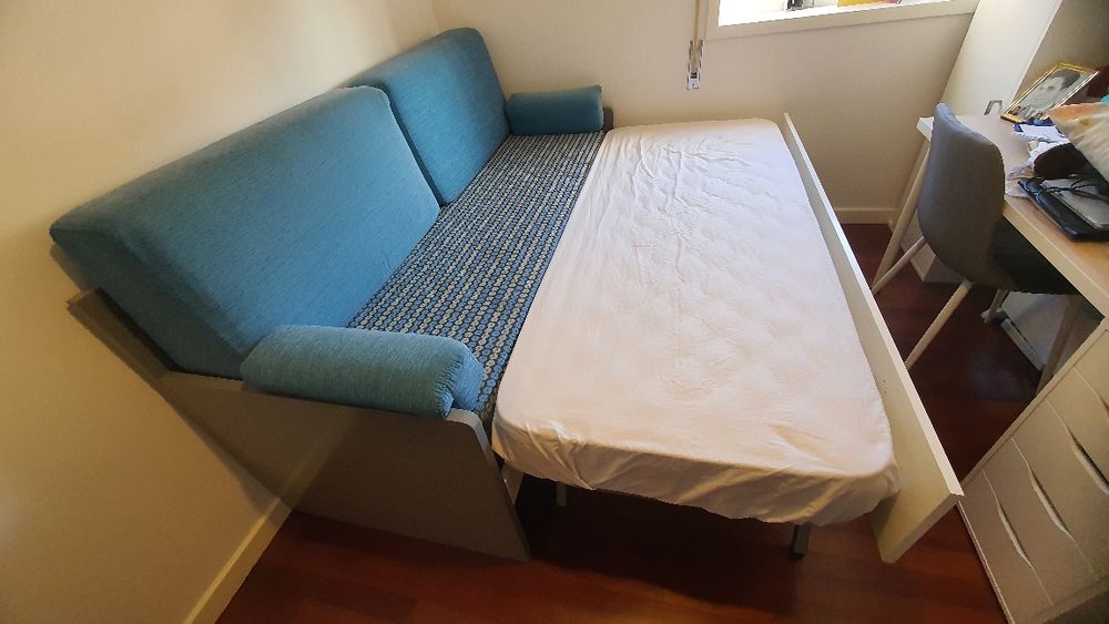 Sofá Cama, como Novo 160x195