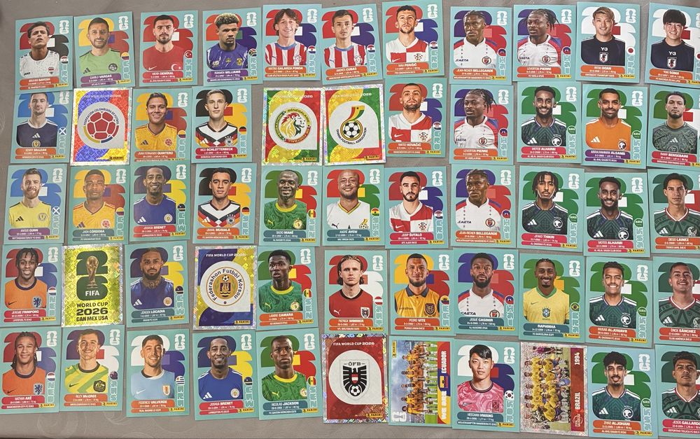 Cromos Mundial 2026 Repetidos (Aceito Trocas)