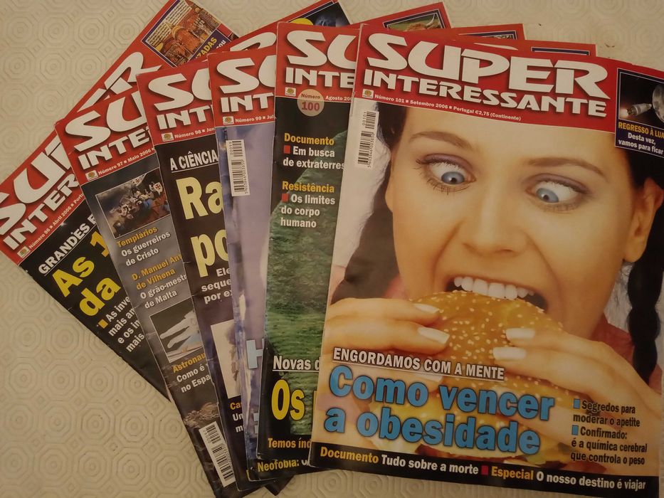 Revistas Super Interessante (1999 a 2006, vários números)
