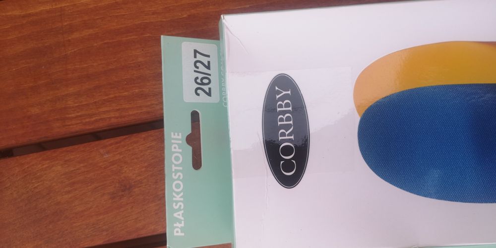 Nowe Wkładki dla dziecka na koślawość pięt i kolan. Rozm 26-27