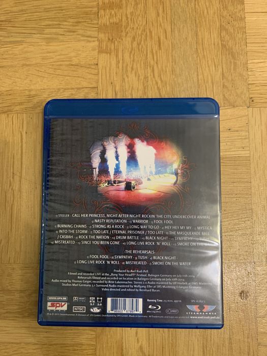 Płyta blu-ray koncertu Axel Rudi Pell and friends