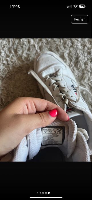 Sapatilhas FILA brancas