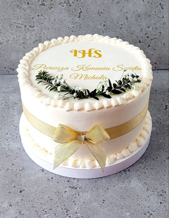 Komunia tort komunijny