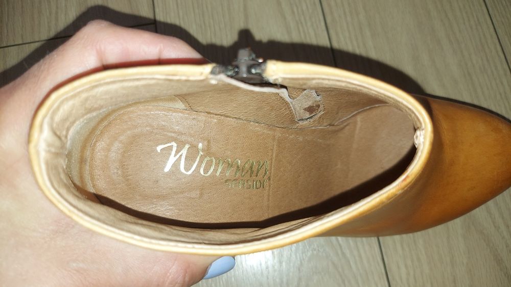 Botins em pele Seaside