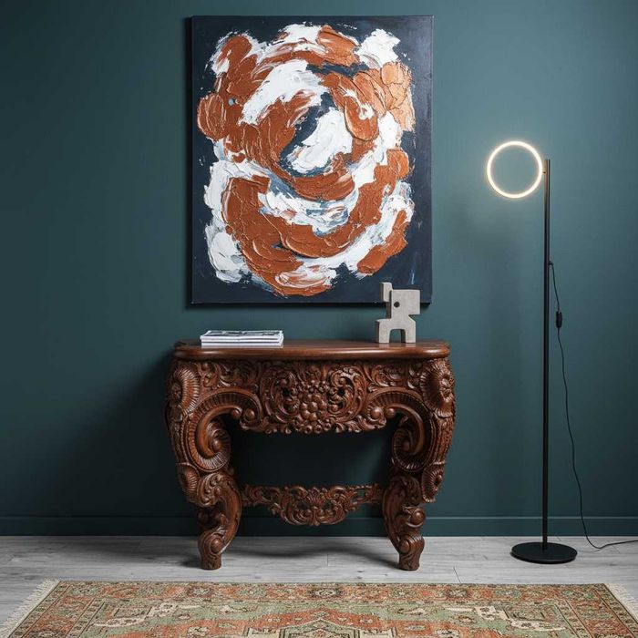 Stylowa KOMODA drewniana ROCOCO PALISANDER rzeźbiona KOMODA unikat