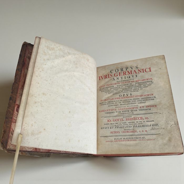 Prawo starodruk z 1747