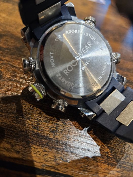 Granatowy zegarek Rocawear RM4001 sportowy
