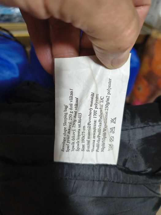 Śpiwór 190/ 75 ciepły