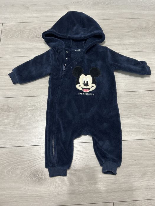 Флісовий комбінезон Disney Baby Mickey, темно-синій 0-3 місяці
