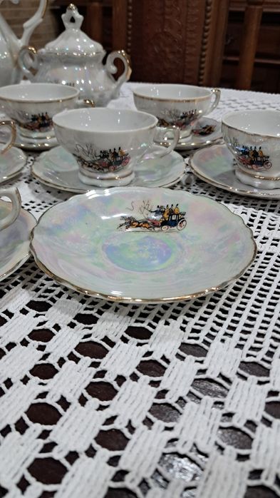 Serviço de chá antigo