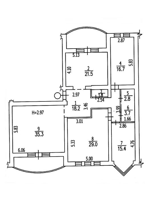 4+-rooms apartment apartment by the address st. Kitoboynaya (area 156 m²) - Atlanta.ua - photo 16